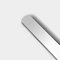 Нож для бисквита, мелкие зубчики, ручка пластик, рабочая поверхность 29.5 см, толщина лезвия 1.9 мм, белый