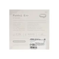 Наушники детские, беспроводные, накладные, с ушками зайца, Y08R, Bluetooth 5.1, с микрофоном, с подсветкой, 400 мАч, белые