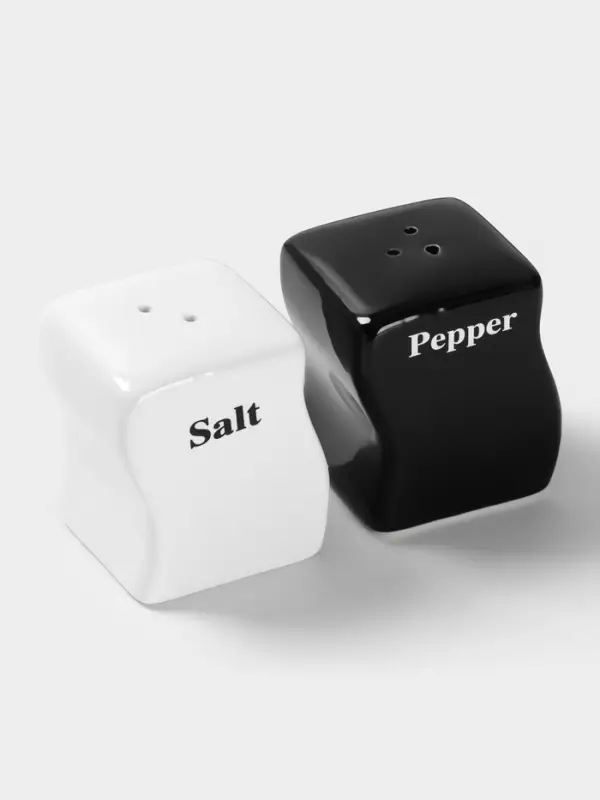 Набор для специй Magistro &laquo;Инь-Янь&raquo;, 2 предмета: солонка, перечница, 150 мл, керамика