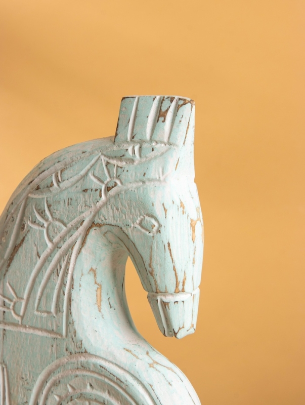 Сувенир «Конь», 25×8.5×37 см, дерево, мятный Сувенир «Конь», 25×8.5×37 см, дерево, мятный