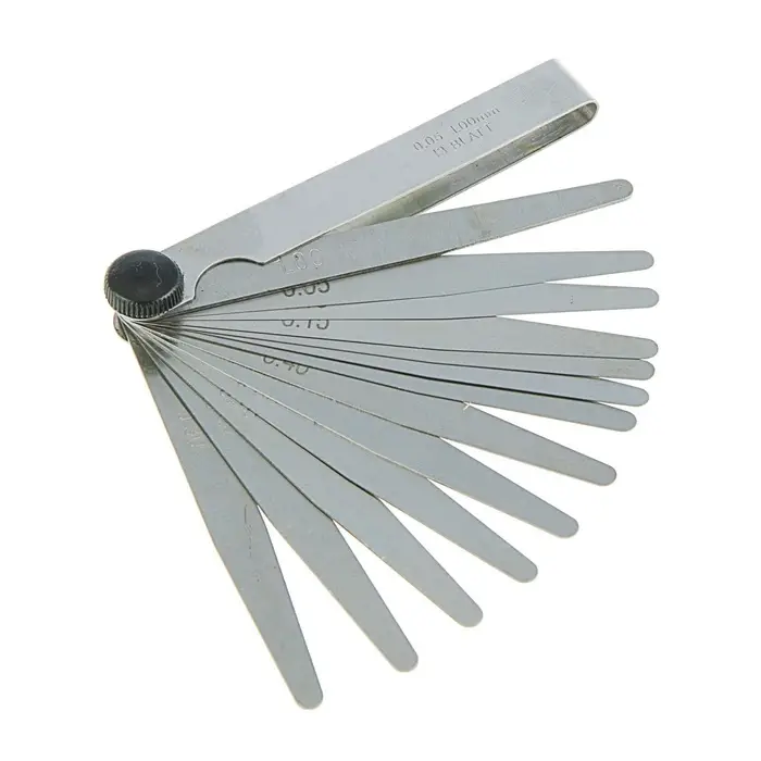 Щуп веерный &laquo;СЕРВИС КЛЮЧ&raquo;, 0.05-1.0 мм, 13 листов, в блистере