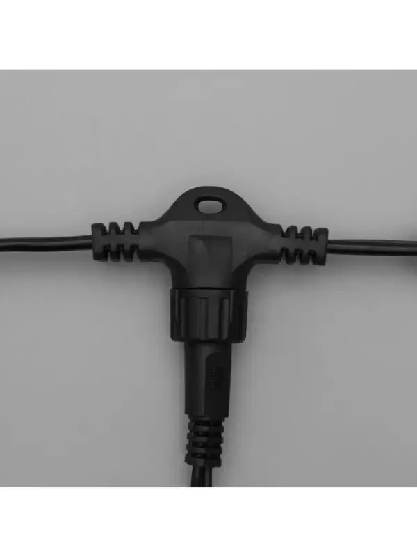 Гирлянда &laquo;Занавес&raquo; 2&times;9 м, IP44, УМС, тёмная нить, 1800 LED, свечение мульти, 220 В