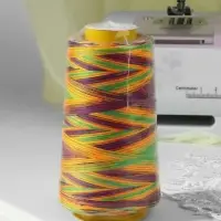 Нитки мультиколор 40/2, 2700 м, разноцветные