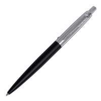 Ручка шариковая Parker Jotter XL K69 Matte Black CT M, корпус из нержавеющей стали, синие чернила