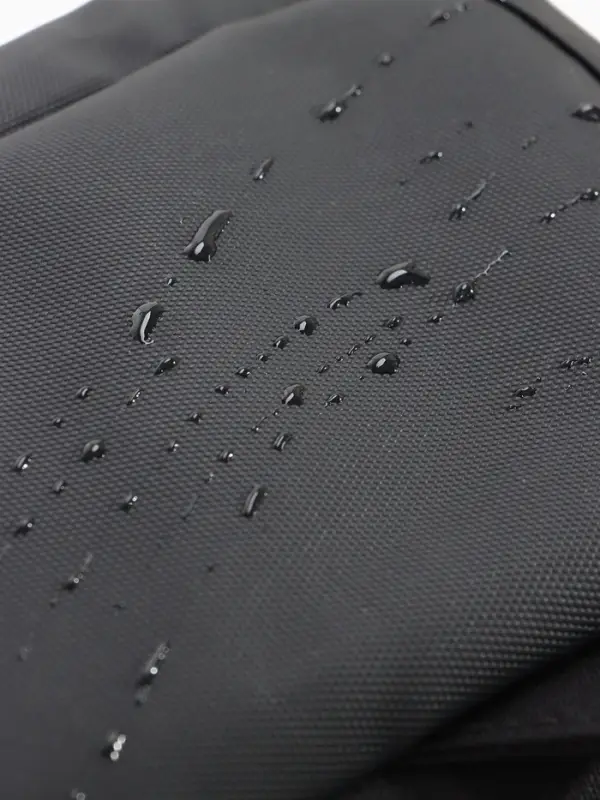 Рюкзак школьный, 2 отделения, 4 кармана, водонепроницаемое дно, 27&times;13&times;38.5 см, чёрный