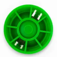 Игрушка для кошек из кошачьей мяты "Кот" на основании, 4,5х4,8х4,8 см, зеленая