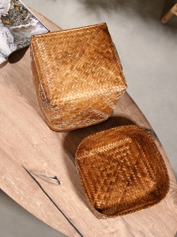 Корзинка плетеная Корзинка плетеная "Морокко" 23х23х30 см