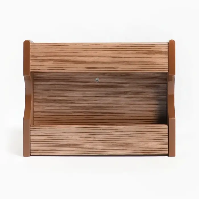 Органайзер 5 секций, 1 выдвижной ящик, серия Ясень шимо, 20&times;16.5&times;15.5 см, МИКС