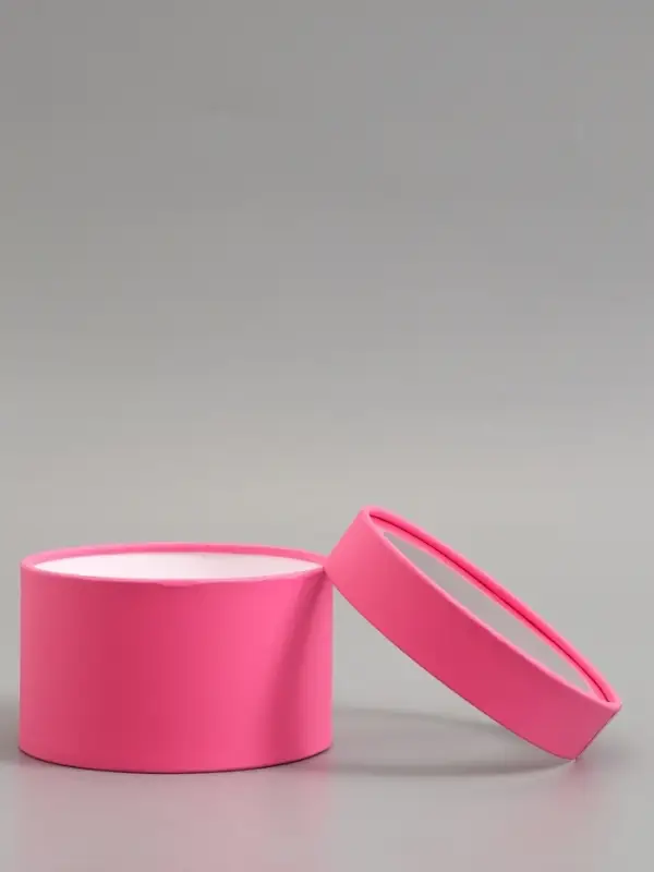 Подарочная коробка сливовая, завальцованная с окном, 16 х 11 см