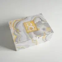 Коробка подарочная сборная, упаковка, &laquo;С 8 марта&raquo;, 26 х 19 х 10 см