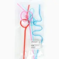 Трубочки для коктейля &laquo;Завитушка&raquo;, набор 4 шт., МИКС