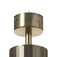 Спот &laquo;Алисер&raquo; GU10 бронза 7.5&times;7.5&times;20 см