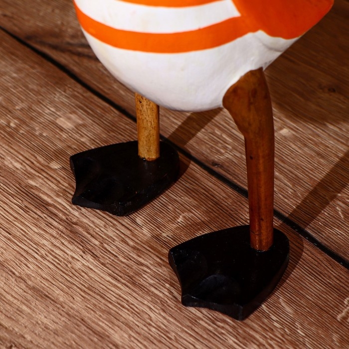 Сувенир "Утка в оранжевом" дерево 45 см