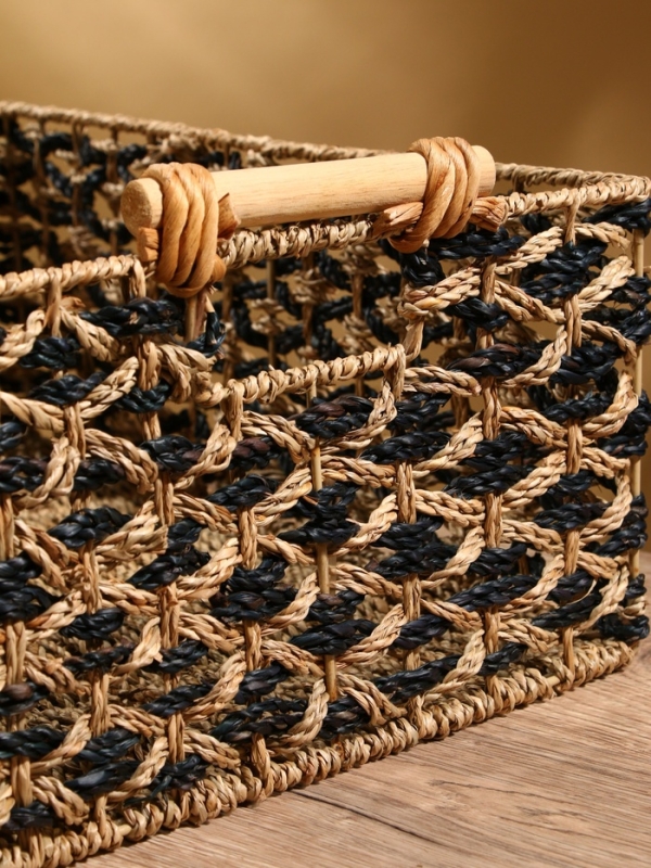 Корзина плетеная 45х30х20 см, сиграсс