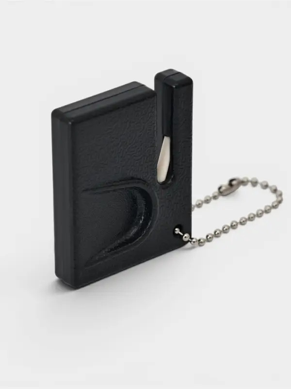 Точилка для керамических ножей Доляна, 1&times;5&times;5 см, чёрная