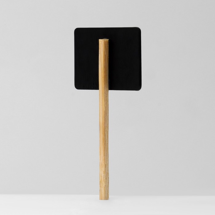 Меловой ценник на ножке «Флаг», 10 шт. в наборе, 0,4×8×3,5 см, цвет чёрный Меловой ценник на ножке «Флаг», 10 шт. в наборе, 0,4×8×3,5 см, цвет чёрный