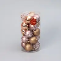 Ёлочные игрушки &laquo;Делия&raquo;, шары новогодние, d=6 см, набор 20 шт.