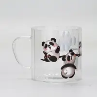 Кружка стеклянная «Панды», 650 мл Кружка стеклянная «Панды», 650 мл