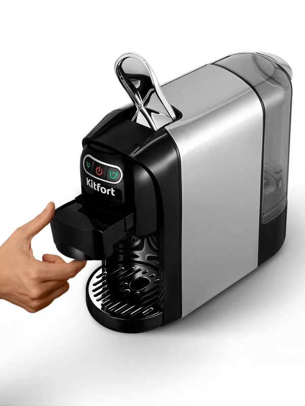 Кофеварка электрическая рожковая капсульная КТ-7508 (3 в 1)