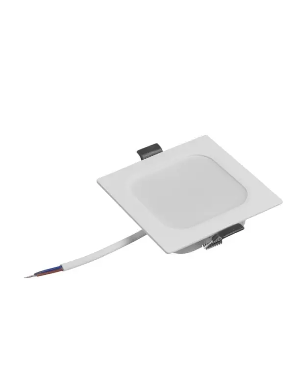 Светильник встраиваемый &laquo;Даунлайт&raquo;, светодиодный, 5 Вт, 6500K, 475 Лм, 220 В, 90&times;25 мм, квадратный, белый