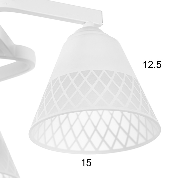 Люстра Люстра "Ронан" 3хЕ27 40Вт белый 48х48х28 см