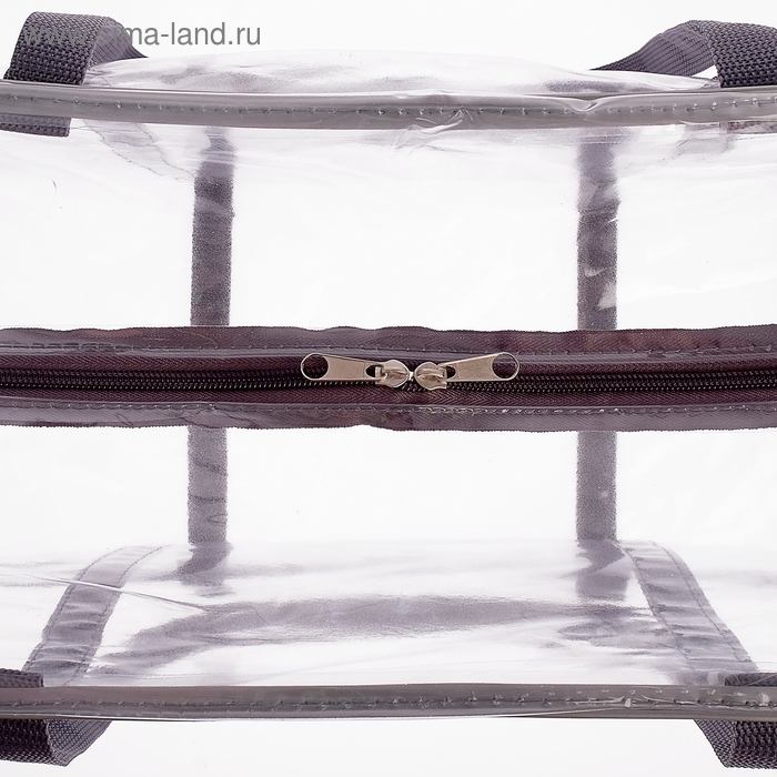 Сумка в роддом, с косметичкой, размер 33х53х24 см, набор 2 шт., цвет прозрачный/черный, Mum&Baby Сумка в роддом, с косметичкой, размер 33х53х24 см, набор 2 шт., цвет прозрачный/черный, Mum&Baby