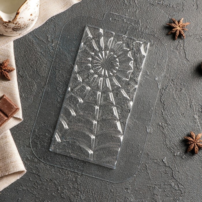 Форма для шоколада «Плитка Лучи Добра», 17×8,5×0,8 см, пластик, прозрачная Форма для шоколада «Плитка Лучи Добра», 17×8,5×0,8 см, пластик, прозрачная