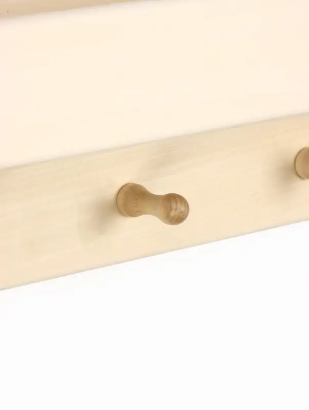 Полка-вешалка для бани и сауны &laquo;Универсальная&raquo;, 50&times;12&times;27 см, деревянная, 3 крючка