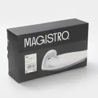 Блюдо Magistro &laquo;Лебедь&raquo;, 34&times;19 см, фарфор, белое
