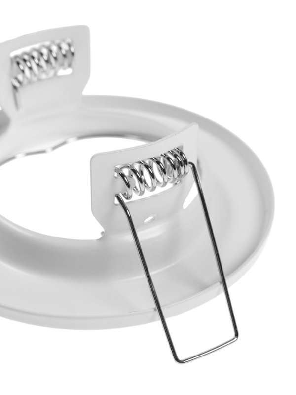 Светильник встраиваемый под лампу MR16, круг, металл, белый Светильник встраиваемый под лампу MR16, круг, металл, белый