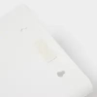 Корзина для пакетов IDEA &laquo;Геометрия&raquo;, пластик, 18&times;9&times;35 см, белая