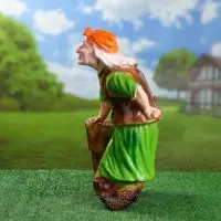 Фигурное кашпо "Бабка-Ежка" 53см
