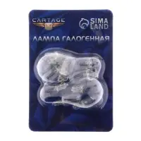 Галогенная автомобильная лампа Cartage, T10, W5W, 5 Вт, 12 В, набор 10 шт.