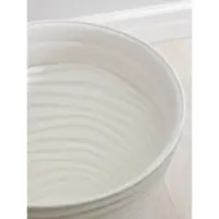 Кашпо для цветов &laquo;Дюна&raquo;, 50 л, d=45 см, h=45 см, пластиковое, белое