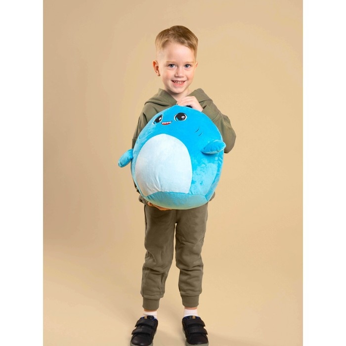 Мягкая игрушка-подушка Мягкая игрушка-подушка "Акула", 30 см