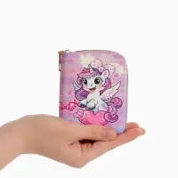 Кошелек дет 07-01-01 Июнь2549 единорог, 8,5*2,5*10,5 см, 2 отд+отд/молн, д/карт, розовый Кошелек дет 07-01-01 Июнь2549 единорог, 8,5*2,5*10,5 см, 2 отд+отд/молн, д/карт, розовый