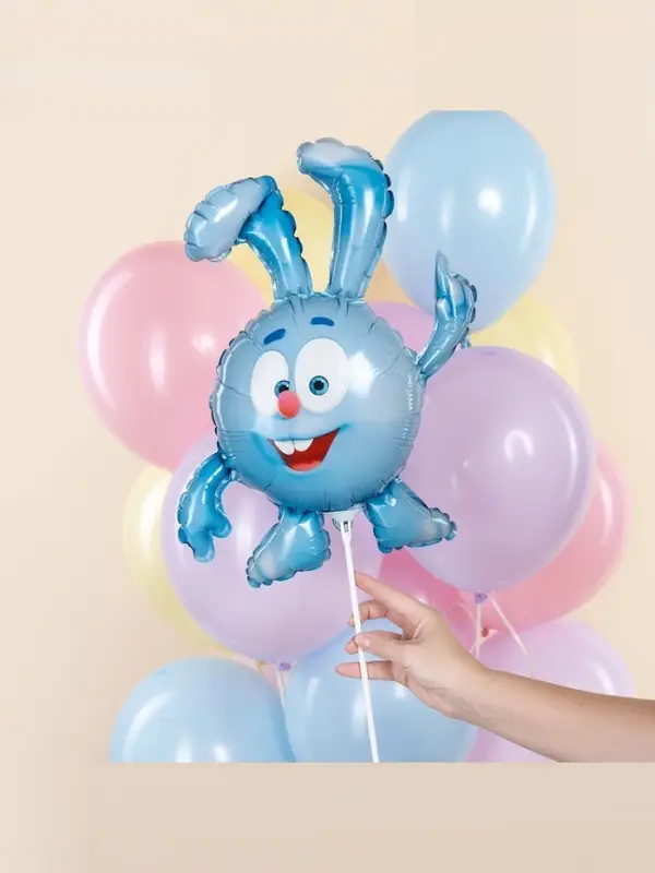 Воздушный шар фольгированный 17" &laquo;Крош. Смешарики&raquo;, набор 5 шт.