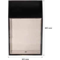 Скрепочница магнитная Attache с металл. скрепками 28 мм, цвет черный