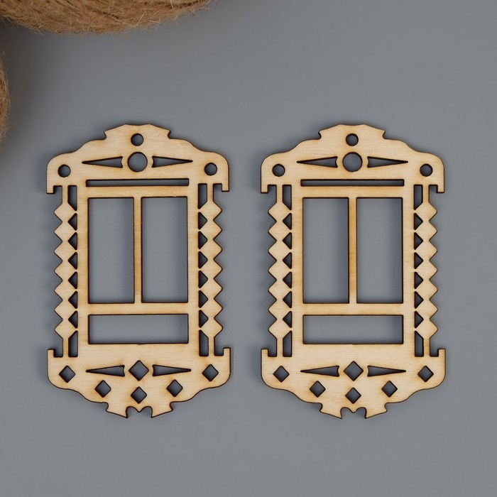 Набор заготовок для творчества Набор заготовок для творчества "Наличники", 2 шт