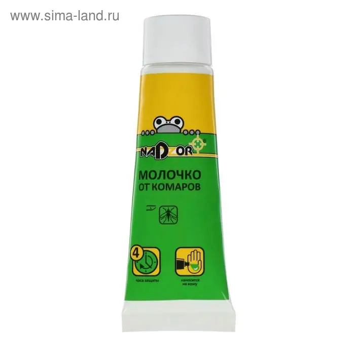 Молочко от комаров Nadzor, туба, 35 г