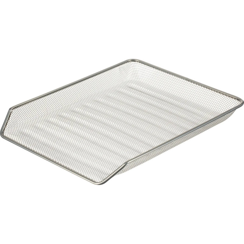 Лоток горизонтальный для бумаг 3секции Attache 265x335x275мм металл серебр