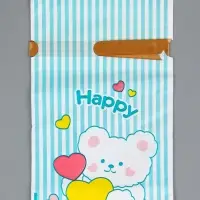 Пакет полиэтиленовый подарочный с лентой, "Счастье", 13 х 23 см Пакет полиэтиленовый подарочный с лентой, "Счастье", 13 х 23 см