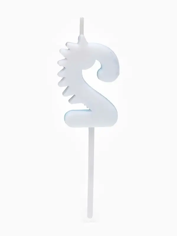 Свеча для торта цифра 2 «Зверюшка», 5 см Свеча для торта цифра 2 «Зверюшка», 5 см