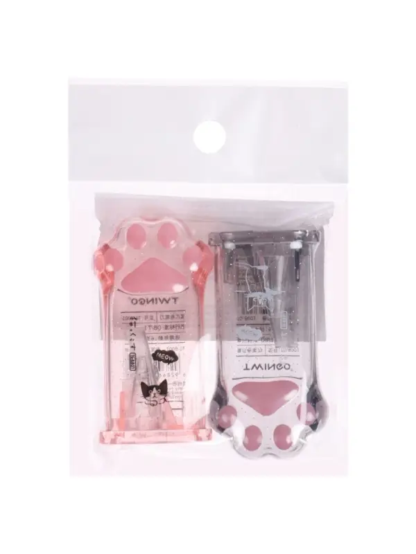 Точилки с контейнером &laquo;Лапка&raquo;, набор 2 штуки, МИКС