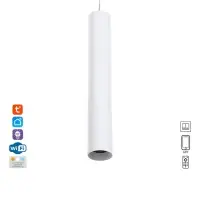 Светильник трековый BayerLux SLIM &laquo;Туба&raquo;, LED, 12 Вт, 3000K-6000К, 48 В, CRI90, 4.5&times;4.5&times;30 см, белый