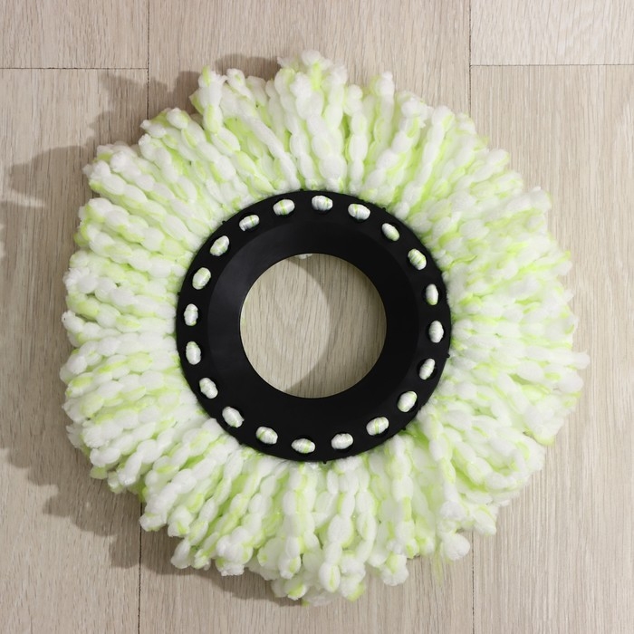 Швабра с отжимом и ведро с металлической центрифугой Доляна, 19,2 л, дополнительная насадка, цвет бежевый Швабра с отжимом и ведро с металлической центрифугой Доляна, 19,2 л, дополнительная насадка, цвет бежевый