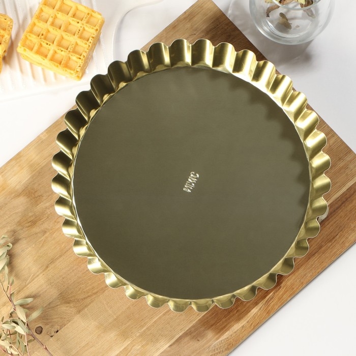 Форма для выпечки торта «Солнце», d=27,5 см , h=5,5 см, антипригарное покрытие, цвет МИКС