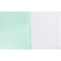 Тетрадь в зеленом офсете  24л, линия  уп. по 20 шт./запайка, 100% белизна
