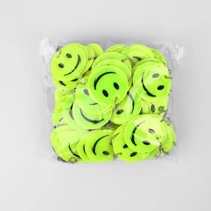 Светоотражающий элемент «Смайл Классика», 5×5 см, жёлтый Светоотражающий элемент «Смайл Классика», 5×5 см, жёлтый