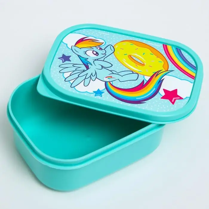 Ланч-бокс прямоугольный 0,5 л  Ланч-бокс прямоугольный 0,5 л "Радуга Дэш", My little pony